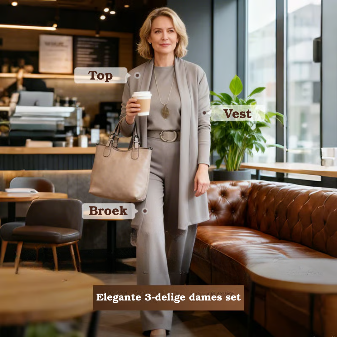 Sofía | Elegante y versátil conjunto de tres piezas para mujer